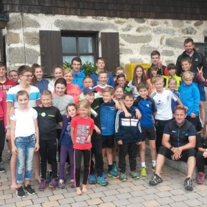 -Trainingslager des WSV Grafenau zusammen mit Bayerwaldbiathleten und Skilangläufern-