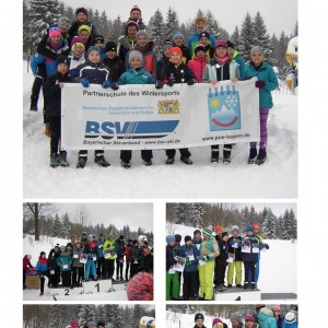 Erfolgreiche Skilangläufer des WSV-Grafenau beim Bezirksfinale 2017 in Finsterau