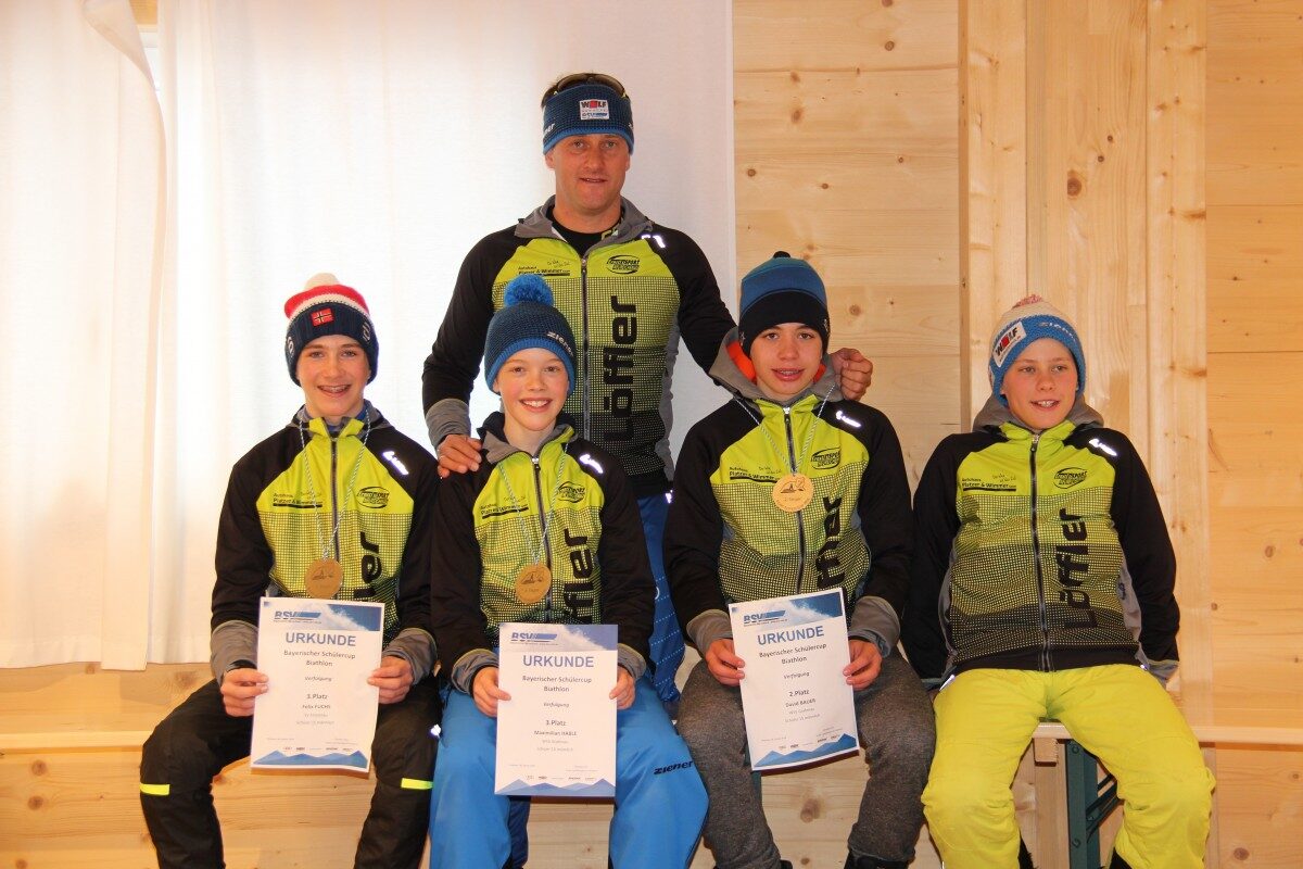 Beitragsbild: Bayerncup Biathlon in Finsterau: 5 Medaillen für die Biathleten „Unterm Lusen“