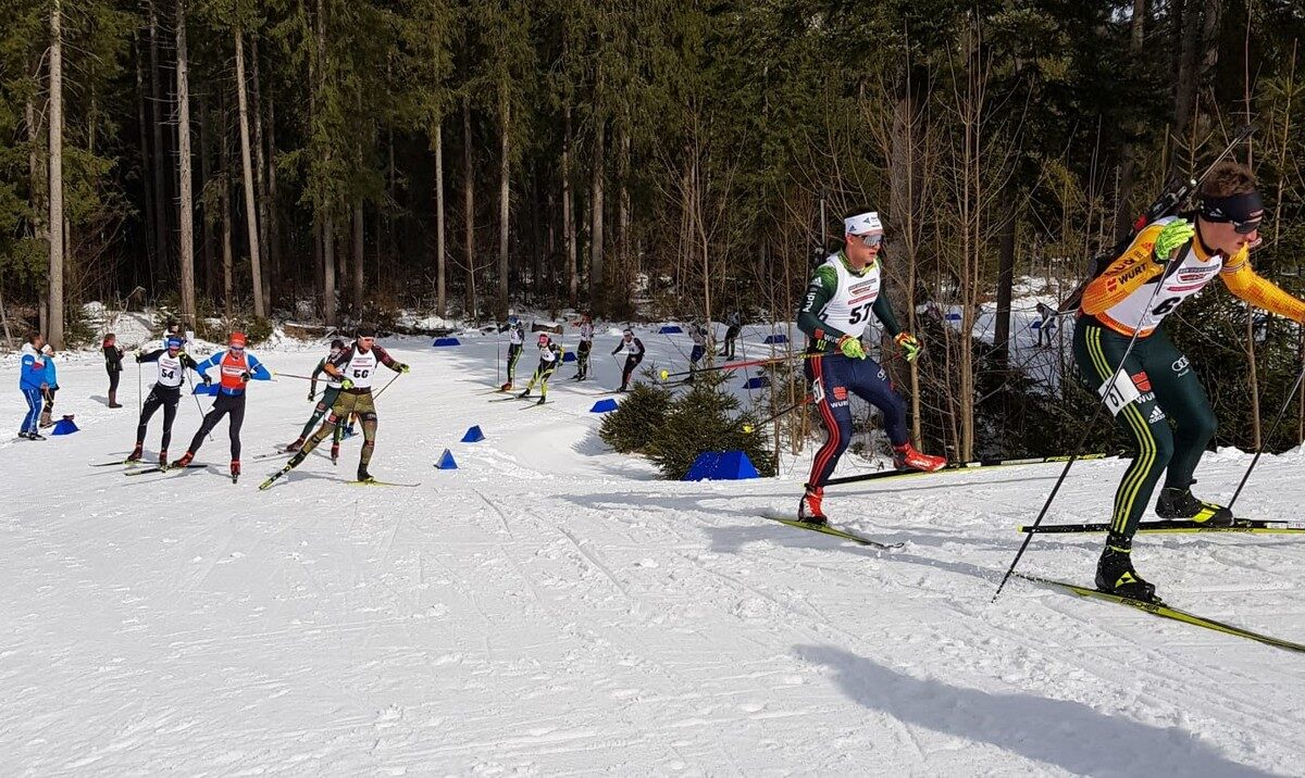 Beitragsbild: Drei Tage Deutsche Meisterschaft und Dauer-Anstrengung in Ruhpolding mit Erfolgen für Skiverband Bayerwald…
