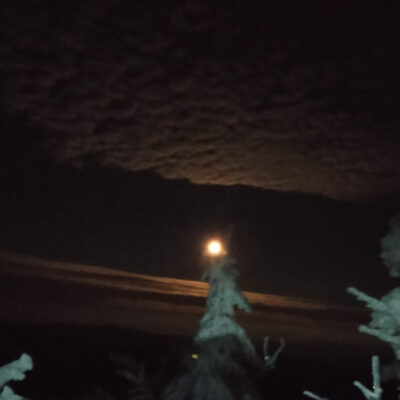 Wanderung auf unseren Hausberg bei Vollmond thumbnail