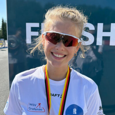 Antonia Wallner siegt beim Sprint des Deutschlandpokal Biathlon thumbnail